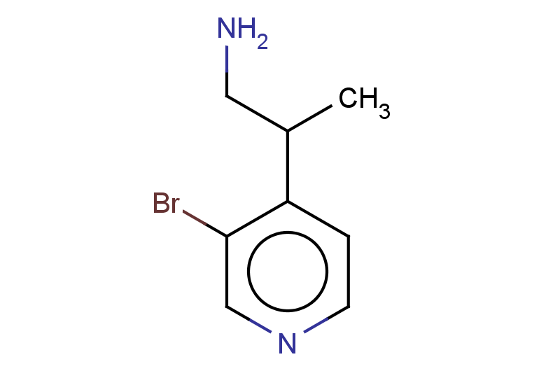 2-(3-bromopyridin-4-yl)propan-1-amine