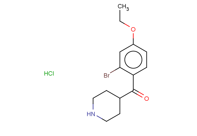 4-(2-bromo-4-ethoxybenzoyl)piperidine hydrochloride