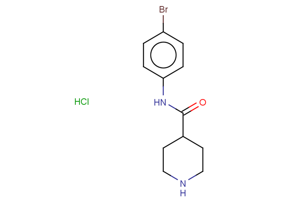 N-(4-bromophenyl)piperidine-4-carboxamide hydrochloride