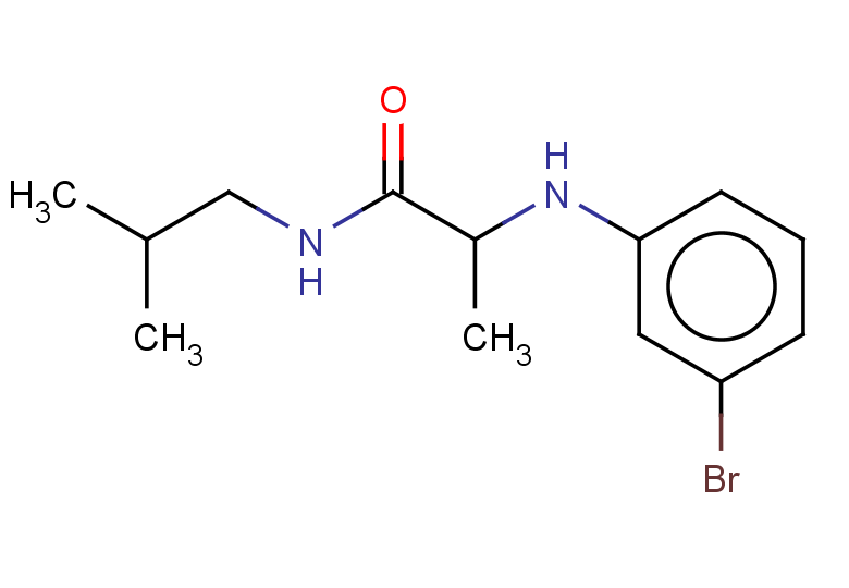 2-[(3-bromophenyl)amino]-N-(2-methylpropyl)propanamide