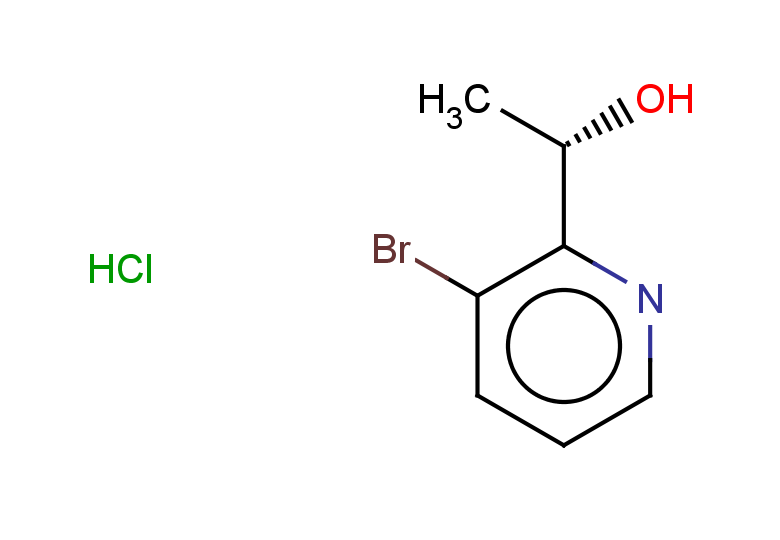 (1S)-1-(3-bromopyridin-2-yl)ethan-1-ol hydrochloride