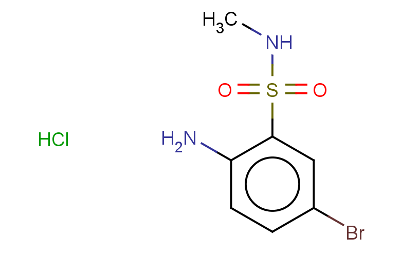 2-amino-5-bromo-N-methylbenzene-1-sulfonamide hydrochloride