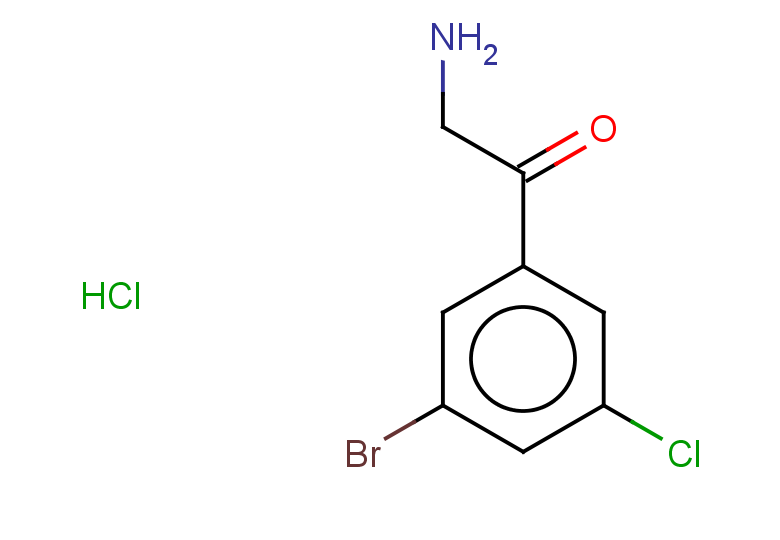 2-amino-1-(3-bromo-5-chlorophenyl)ethan-1-one hydrochloride
