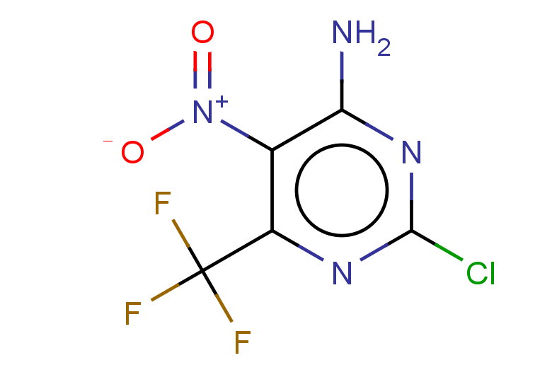 2-CHLORO-5-NITRO-6-(TRIFLUOROMETHYL)PYRIMIDIN-4-AMINE
