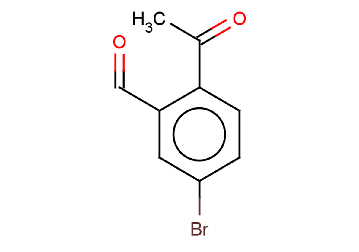2-acetyl-5-bromobenzaldehyde