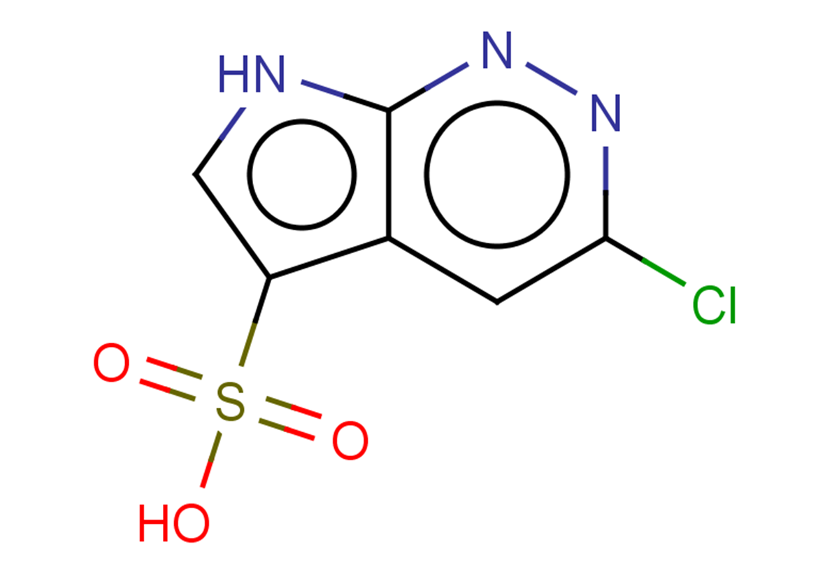3-chloro-7H-pyrrolo[2,3-c]pyridazine-5-sulfonic acid