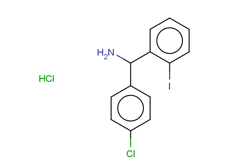 (4-chlorophenyl)(2-iodophenyl)methanamine hydrochloride