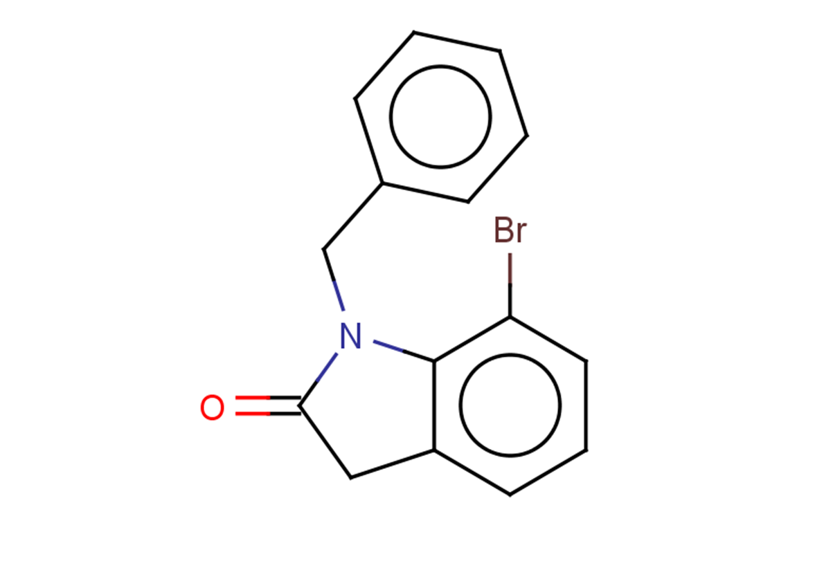 1-benzyl-7-bromo-2,3-dihydro-1H-indol-2-one