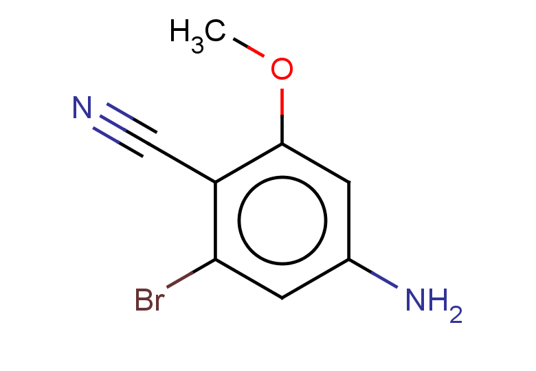 4-amino-2-bromo-6-methoxybenzonitrile