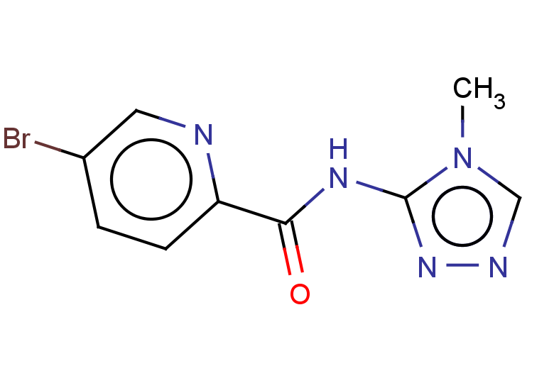 5-bromo-N-(4-methyl-4H-1,2,4-triazol-3-yl)pyridine-2-carboxamide