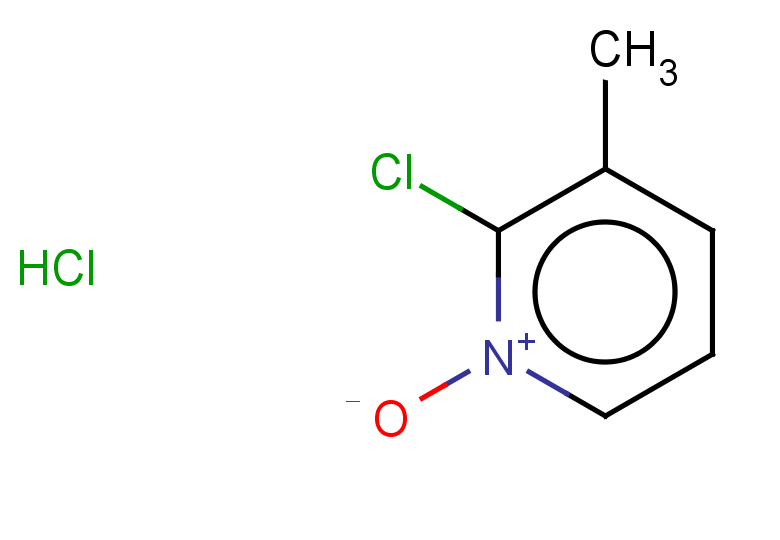 2-chloro-3-methylpyridin-1-ium-1-olate hydrochloride