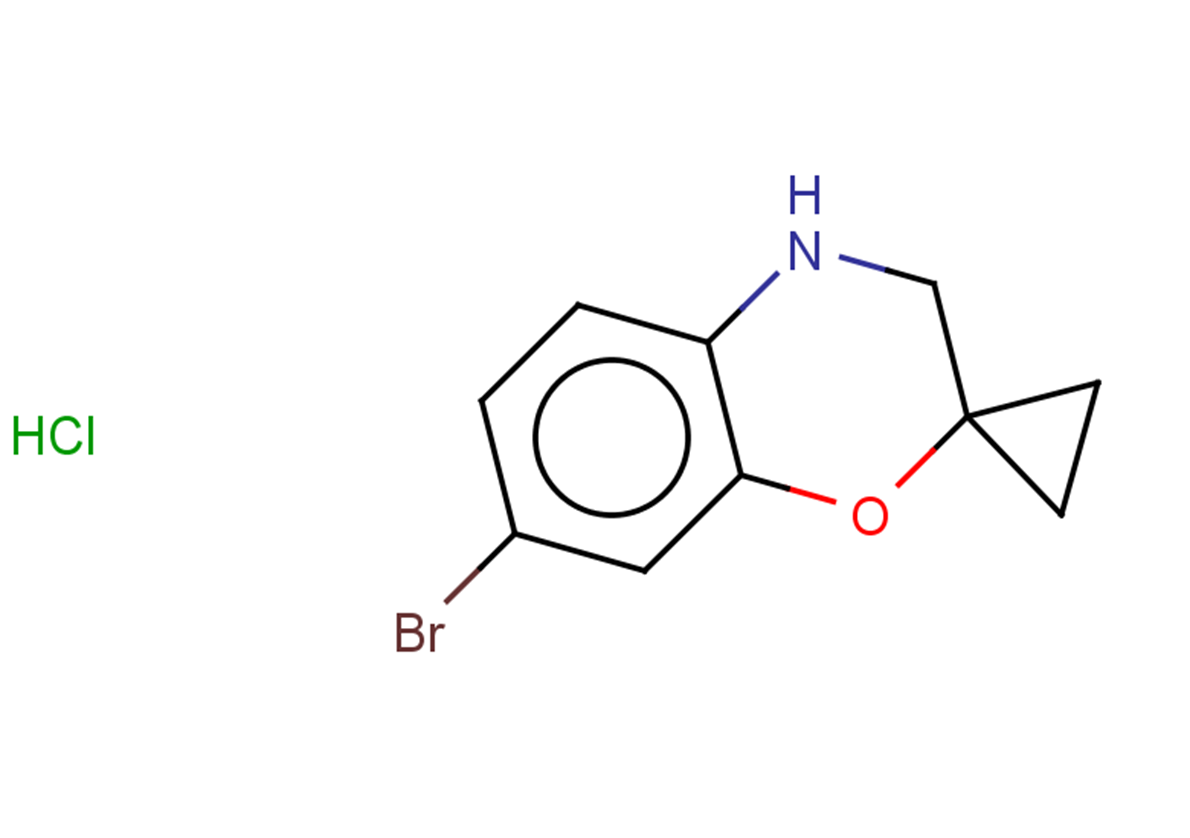 7-bromo-3,4-dihydrospiro[1,4-benzoxazine-2,1'-cyclopropane] hydrochloride