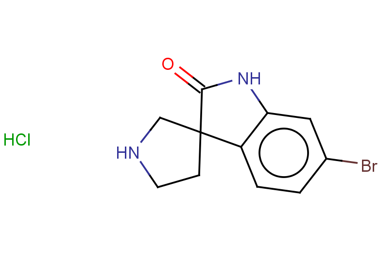 6-bromo-1,2-dihydrospiro[indole-3,3'-pyrrolidine]-2-one hydrochloride