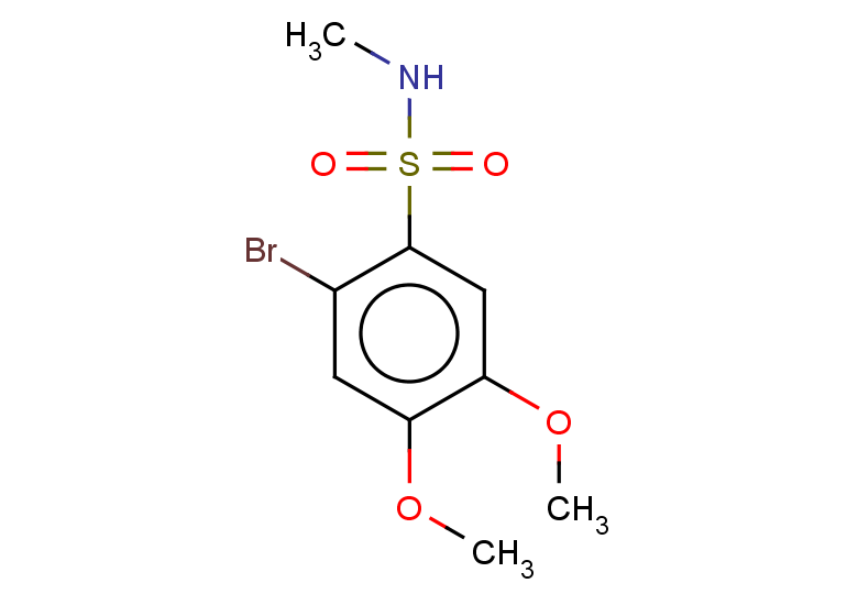 2-bromo-4,5-dimethoxy-N-methylbenzene-1-sulfonamide