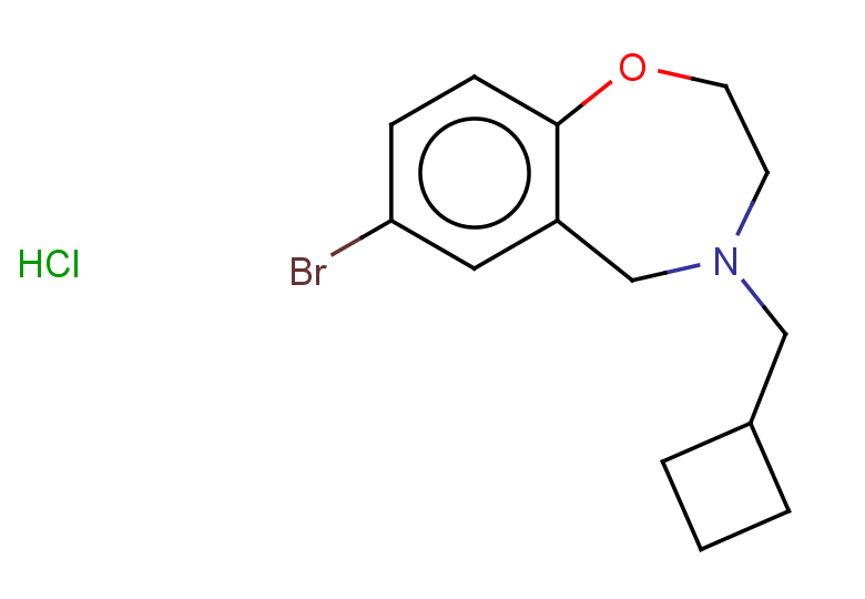 7-BROMO-4-(CYCLOBUTYLMETHYL)-3,5-DIHYDRO-2H-1,4-BENZOXAZEPINE HYDROCHLORIDE