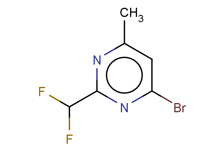 4-bromo-2-(difluoromethyl)-6-methylpyrimidine