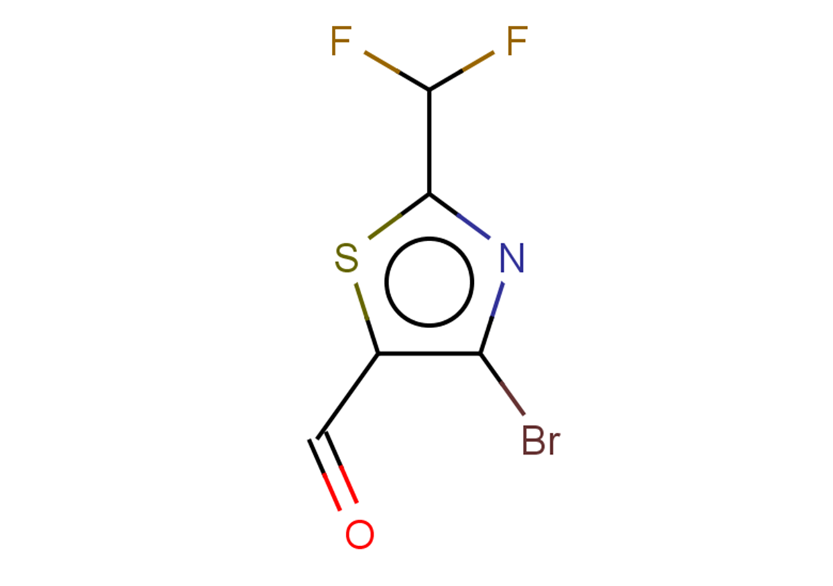 4-bromo-2-(difluoromethyl)-1,3-thiazole-5-carbaldehyde