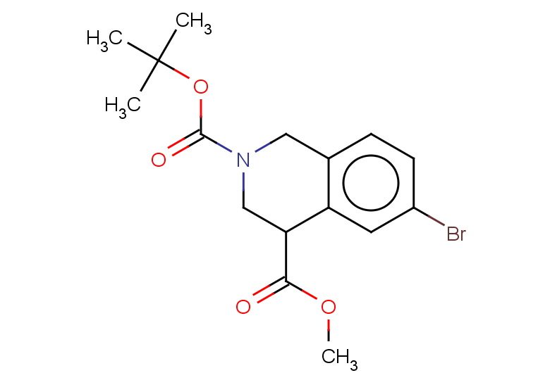 2-tert-butyl 4-methyl 6-bromo-1,2,3,4-tetrahydroisoquinoline-2,4-dicarboxylate