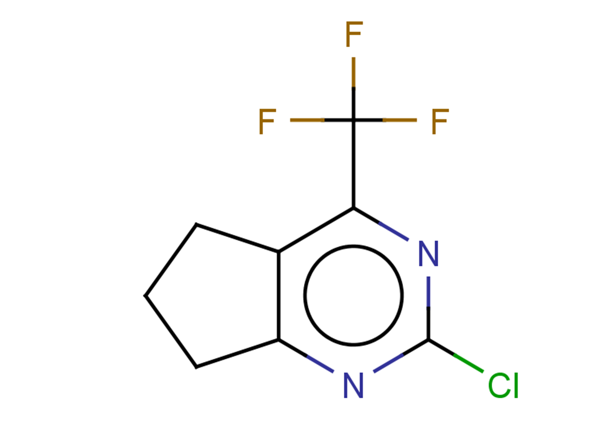 2-chloro-4-(trifluoromethyl)-5H,6H,7H-cyclopenta[d]pyrimidine