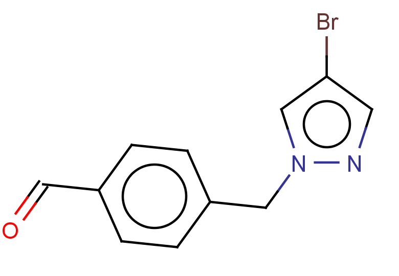 4-[(4-bromo-1H-pyrazol-1-yl)methyl]benzaldehyde