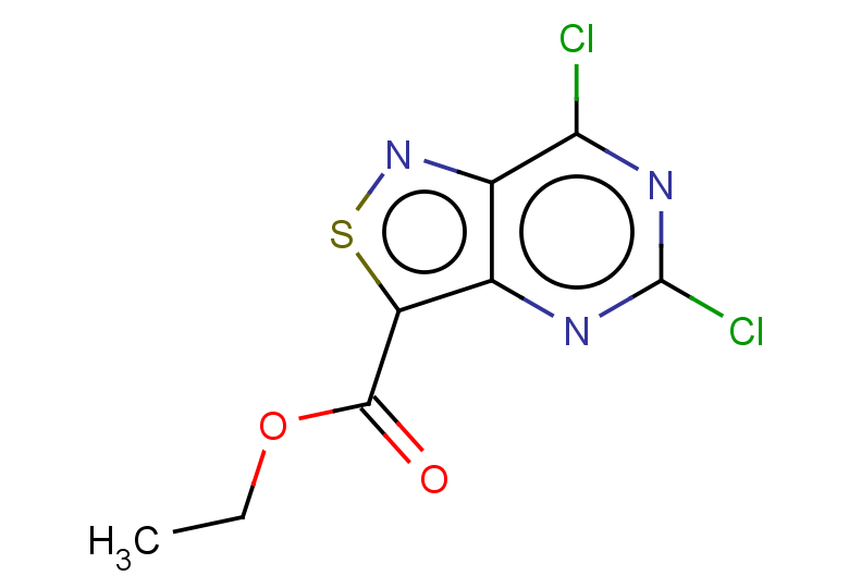 ethyl 5,7-dichloro-[1,2]thiazolo[4,3-d]pyrimidine-3-carboxylate