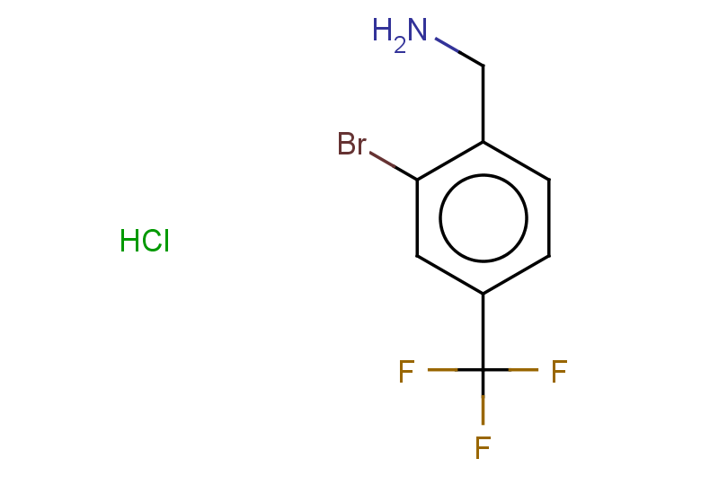 1-[2-bromo-4-(trifluoromethyl)phenyl]methanamine hydrochloride
