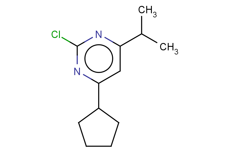 2-chloro-4-cyclopentyl-6-(propan-2-yl)pyrimidine