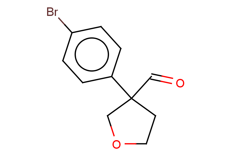 3-(4-bromophenyl)oxolane-3-carbaldehyde