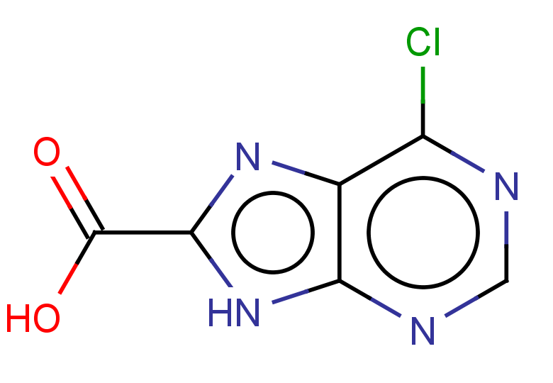 6-chloro-9H-purine-8-carboxylic acid
