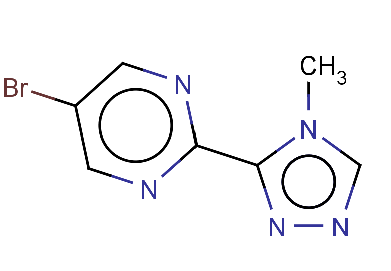 5-bromo-2-(4-methyl-4H-1,2,4-triazol-3-yl)pyrimidine