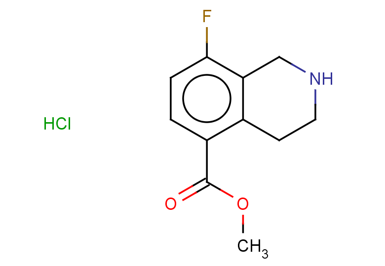 methyl 8-fluoro-1,2,3,4-tetrahydroisoquinoline-5-carboxylate hydrochloride