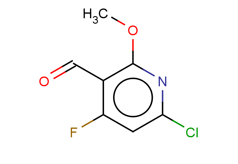 6-chloro-4-fluoro-2-methoxypyridine-3-carbaldehyde