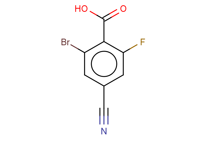 2-bromo-4-cyano-6-fluorobenzoic acid