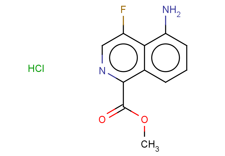 methyl 5-amino-4-fluoroisoquinoline-1-carboxylate hydrochloride