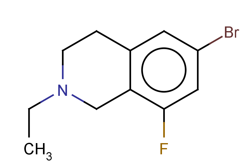 6-bromo-2-ethyl-8-fluoro-1,2,3,4-tetrahydroisoquinoline