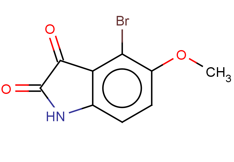 4-bromo-5-methoxy-2,3-dihydro-1H-indole-2,3-dione