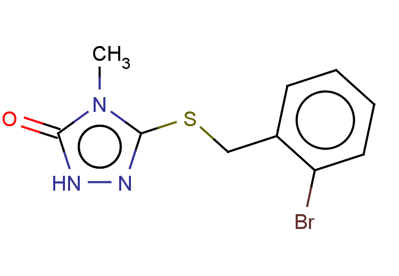 3-{[(2-bromophenyl)methyl]sulfanyl}-4-methyl-4,5-dihydro-1H-1,2,4-triazol-5-one