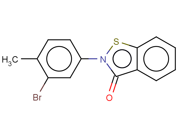 2-(3-bromo-4-methylphenyl)-2,3-dihydro-1,2-benzothiazol-3-one
