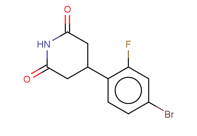 4-(4-bromo-2-fluorophenyl)piperidine-2,6-dione