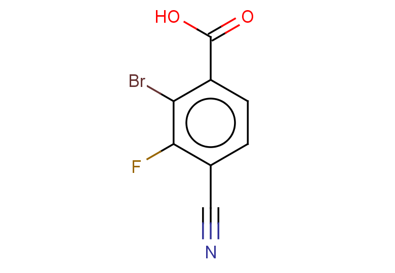 2-bromo-4-cyano-3-fluorobenzoic acid