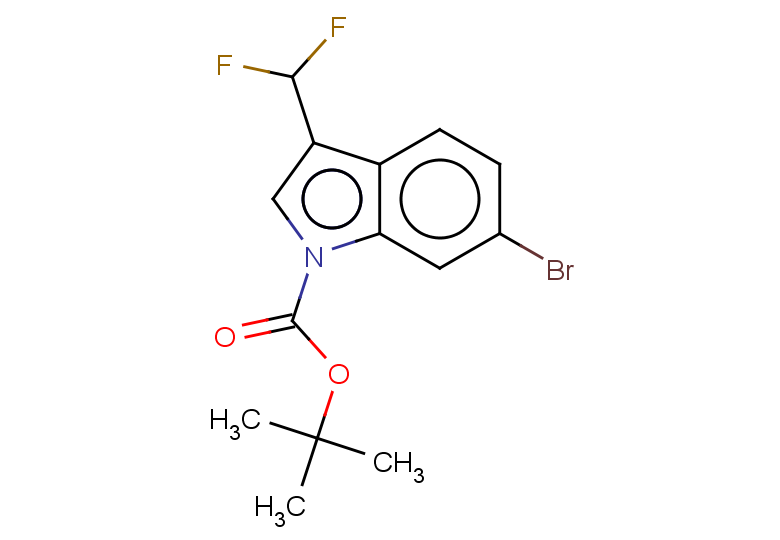 tert-butyl 6-bromo-3-(difluoromethyl)-1H-indole-1-carboxylate