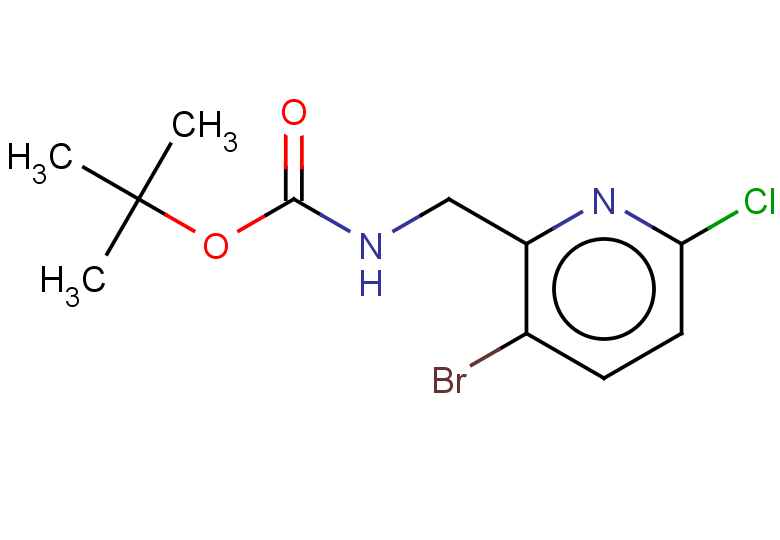 tert-butyl N-[(3-bromo-6-chloropyridin-2-yl)methyl]carbamate