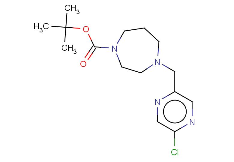 tert-butyl 4-[(5-chloropyrazin-2-yl)methyl]-1,4-diazepane-1-carboxylate