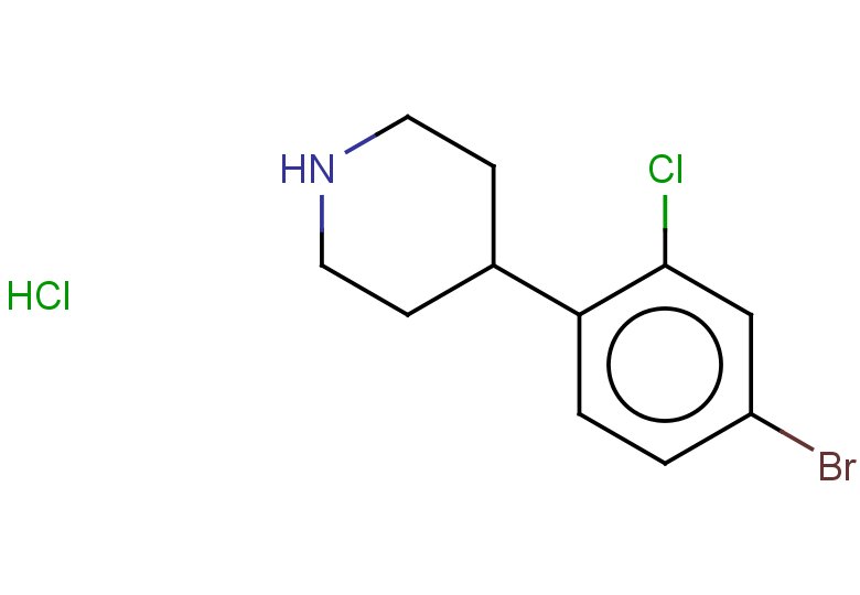 4-(4-bromo-2-chlorophenyl)piperidine hydrochloride
