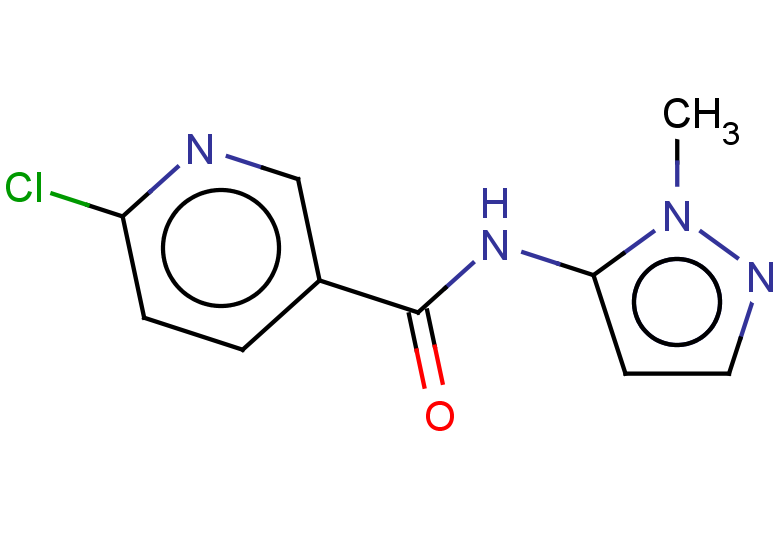 6-chloro-N-(1-methyl-1H-pyrazol-5-yl)pyridine-3-carboxamide