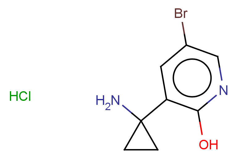 3-(1-aminocyclopropyl)-5-bromopyridin-2-ol hydrochloride