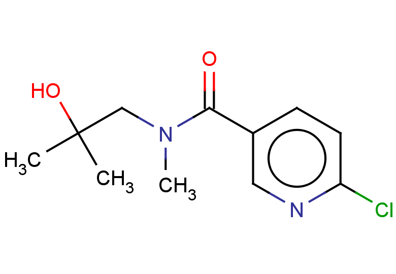 6-chloro-N-(2-hydroxy-2-methylpropyl)-N-methylpyridine-3-carboxamide
