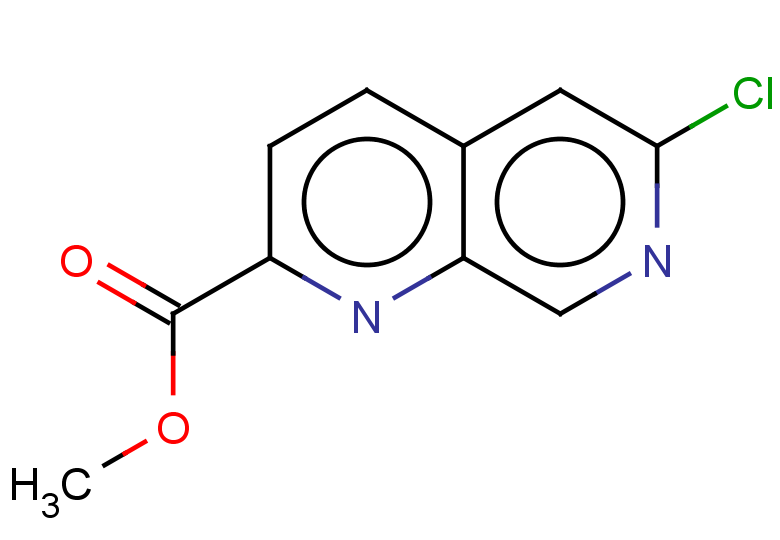 methyl 6-chloro-1,7-naphthyridine-2-carboxylate