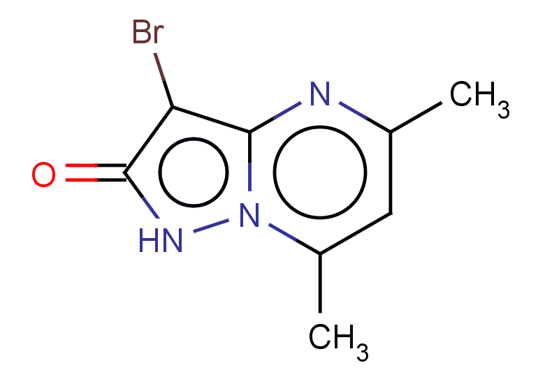 3-bromo-5,7-dimethyl-1H,2H-pyrazolo[1,5-a]pyrimidin-2-one