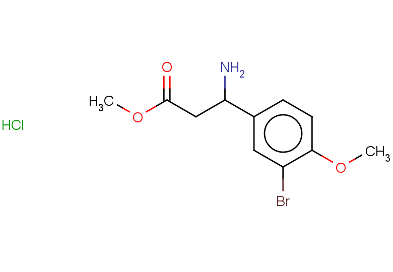 methyl 3-amino-3-(3-bromo-4-methoxyphenyl)propanoate hydrochloride